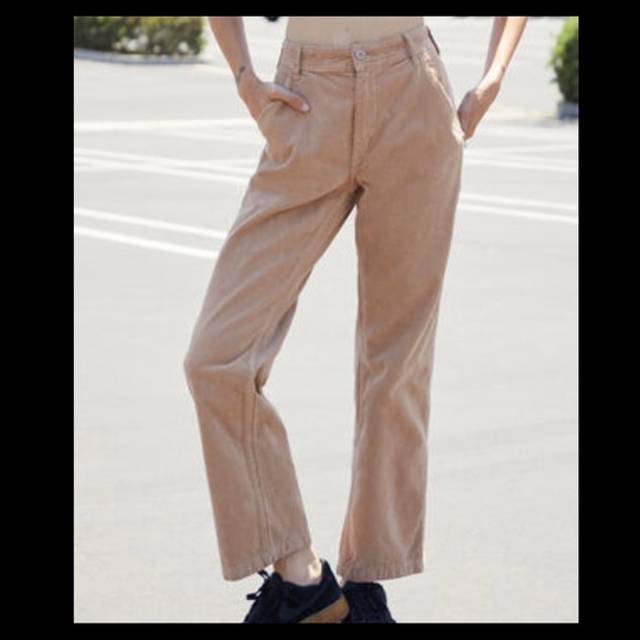 Brandy Melville Pants - J. Galt Tan Corduroy Pants Small